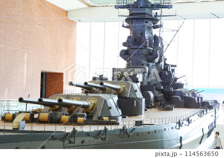 広島県呉市にある大和ミュージアムの戦艦大和模型 114563650