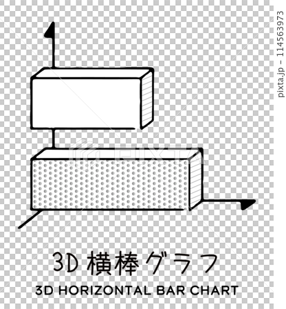3D横棒グラフ 114563973
