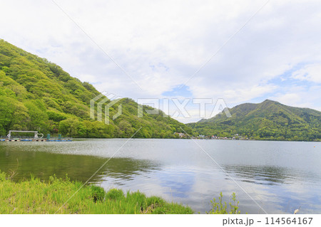 榛名山 榛名富士 榛名湖 榛名山 榛名富士 榛名湖 114564167