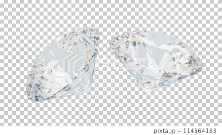 金剛石背景白色CG 114564183