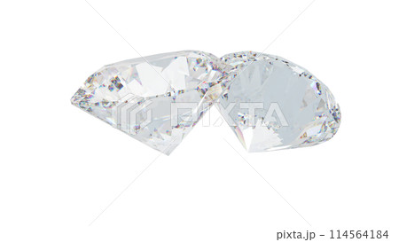 ダイヤモンド　バックグランド白系 CG 114564184