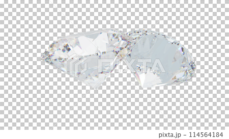 金剛石背景白色CG 114564184