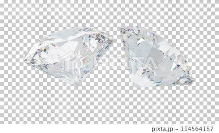 金剛石背景白色CG 114564187