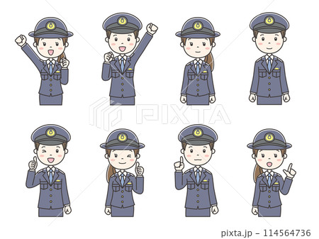 職業別人物イラスト78　Clip art of person by occupation 114564736