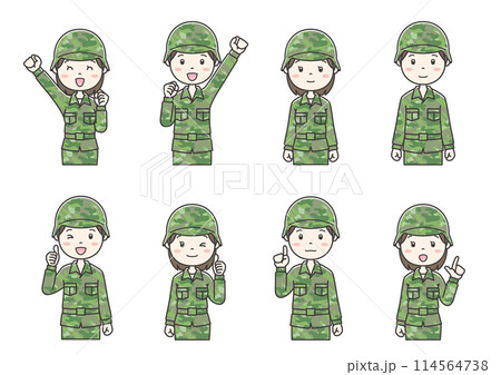 職業別人物イラスト80　Clip art of person by occupation 114564738