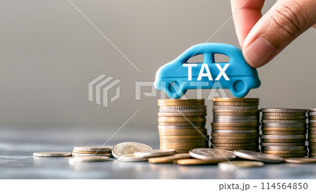 自動車税、車の維持費のコンセプト表現 114564850