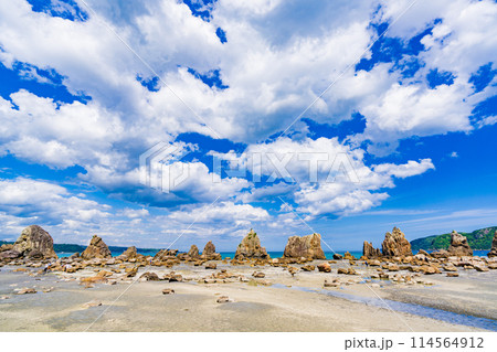 和歌山　橋杭岩　 114564912