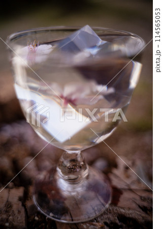 水の入ったグラス 114565053