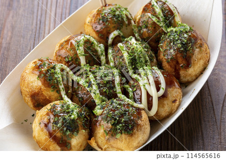 たこ焼き たこ焼き 114565616