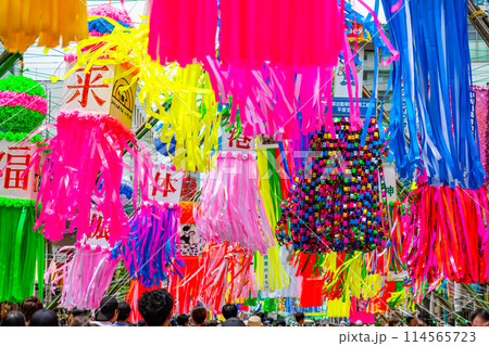 【神奈川県】華やかな装飾が綺麗な湘南ひらつか七夕祭り 【神奈川県】華やかな装飾が綺麗な湘南ひらつか七夕祭り 114565723