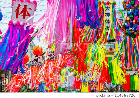 【神奈川県】華やかな装飾が綺麗な湘南ひらつか七夕祭り 114565726