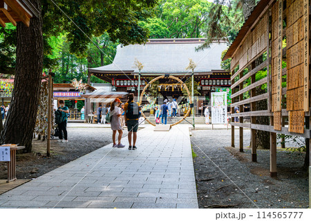 【神奈川県】平塚八幡宮の茅の輪くぐり神事 114565777
