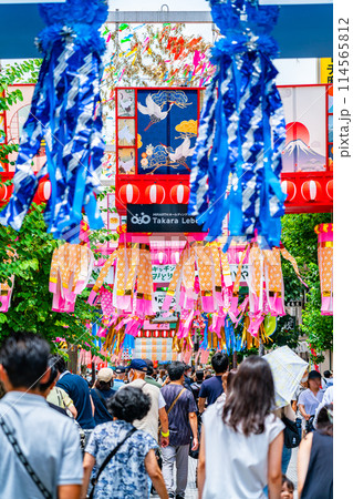 【神奈川県】華やかな装飾が綺麗な湘南ひらつか七夕祭り 114565812