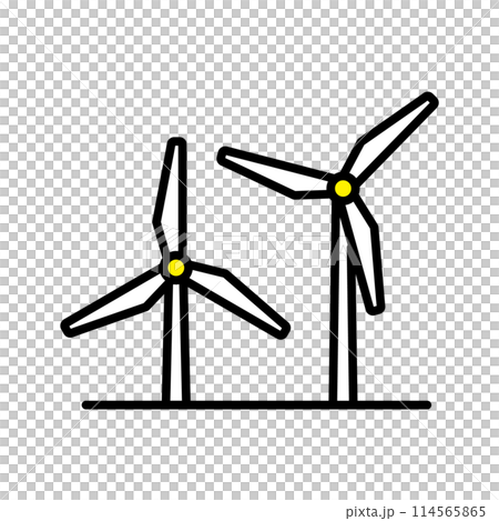風力発電 風車 風力発電 風車 114565865