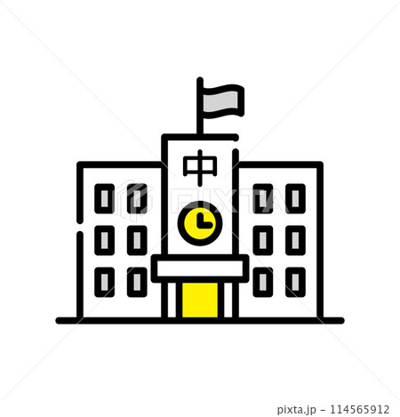 学校　校舎 114565912