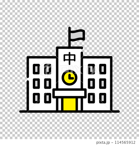 学校　校舎 114565912