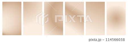 Nude tone Gradient. Beige colors Backgrounds with waves. Set of banners for social media. Soft color texture. Minimal Vector illustration Nude tone Gradient. Beige colors Backgrounds with waves. Set of banners for social media. Soft color texture. Minimal Vector illustration 114566038
