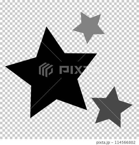 Simple star illustration material Simple star illustration material 114566802