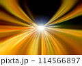 宇宙空間のワープをイメージした背景素材（ワームホール ・ブラックホールのイメージ） 114566897