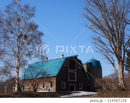 北海道 開拓の村 旧小川家酪農畜舎 114567126