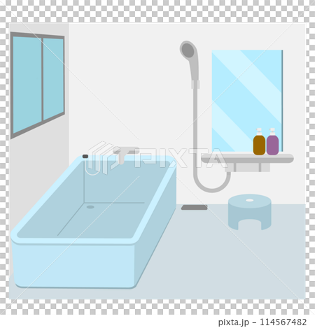 お風呂場　イラスト 114567482