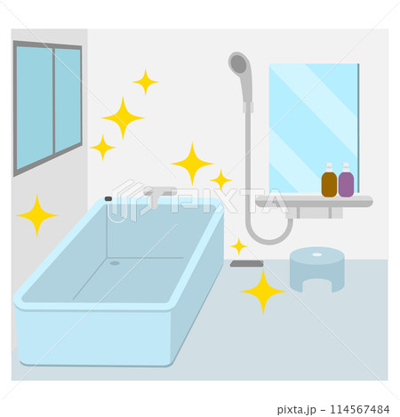 きれいなお風呂場 イラスト きれいなお風呂場 イラスト 114567484
