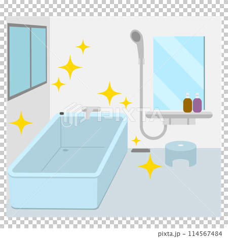 きれいなお風呂場 イラスト きれいなお風呂場 イラスト 114567484