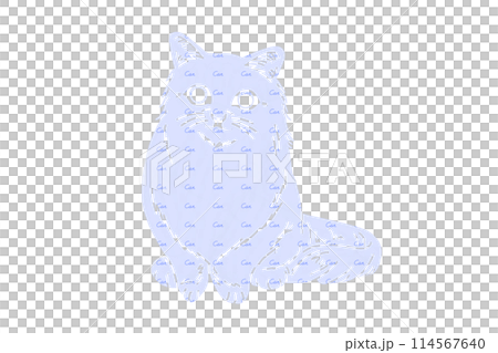 A pastel blue foreign cat looking at you A pastel blue foreign cat looking at you 114567640