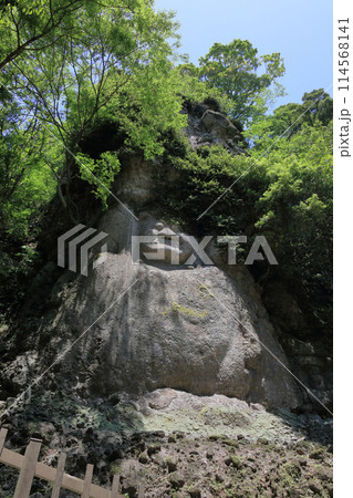 熊野磨崖仏「不動明王像」 114568141