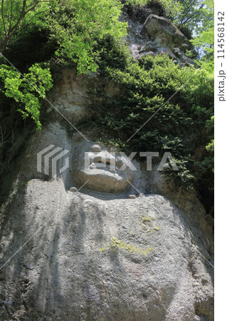 熊野磨崖仏「不動明王像」 114568142