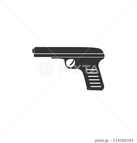 Gun icon flat Gun icon flat 114568383