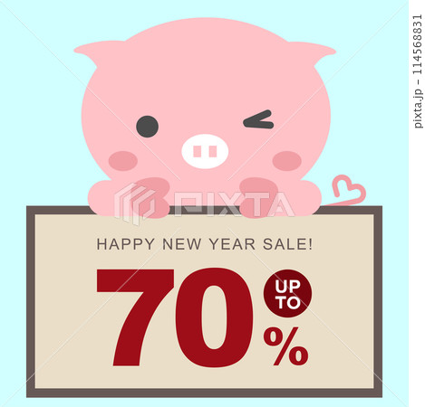 Vector illustration of new year icons for new year event 114568831