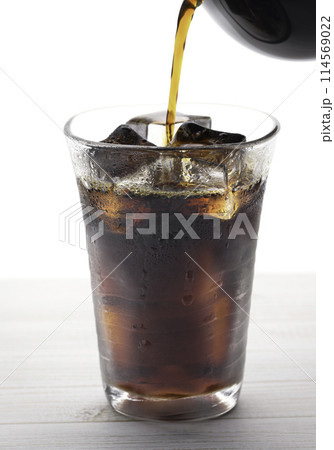 アイスコーヒー (白背景) アイスコーヒー (白背景) 114569022