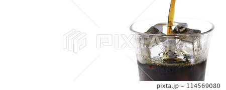 アイスコーヒー　（白背景） 114569080
