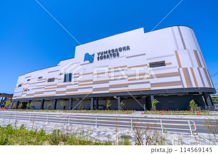 日本の横浜都市景観 横浜市営地下鉄 下飯田駅前のゆめが丘ソラトスなどを望む 日本の横浜都市景観 横浜市営地下鉄 下飯田駅前のゆめが丘ソラトスなどを望む 114569145