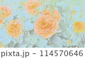華やかなオレンジ色の薔薇 114570646
