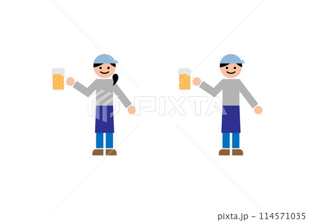 居酒屋で働く人 114571035