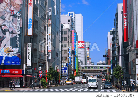 万世橋交差点　秋葉原駅前南通り 114573307