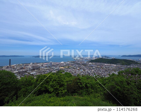 青ノ山山頂展望台からの風景【香川県綾歌郡宇多津町】 青ノ山山頂展望台からの風景【香川県綾歌郡宇多津町】 114576268