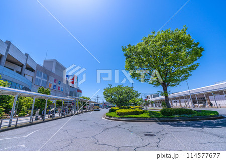 日本の横浜都市景観 横浜市営地下鉄 立場駅前などを望む 日本の横浜都市景観 横浜市営地下鉄 立場駅前などを望む 114577677