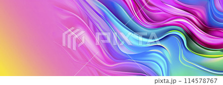 Pride Gradient Background with copyspace for text. Ai generative 114578767