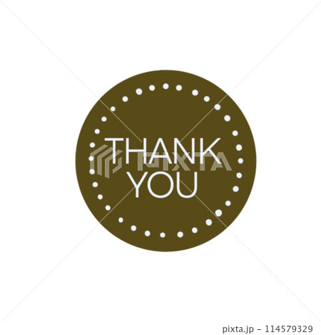 thank youのロゴのイラスト 114579329