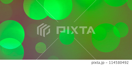 Green widescreen bokeh background for Banner, Poster, ad, celebration, and various design works 114580492