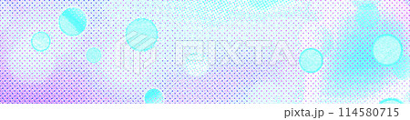 Blue panorama bokeh background for Banner, Poster, ad, celebration, and various design works 114580715