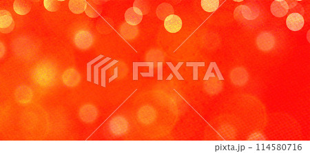 Red widescreen bokeh background for Banner, Poster, ad, celebration, and various design works 114580716