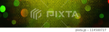 Green panorama bokeh background for Banner, Poster, ad, celebration, and various design works 114580727