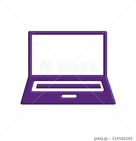 Illustration Vector Graphic of Laptop icon template Illustration Vector Graphic of Laptop icon template 114582202