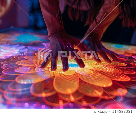 Captivating Colorful Interactive Display at Mental Health Awareness Event 114582351