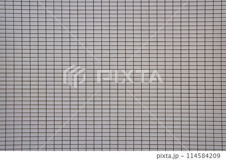 brick wall, wide panorama of masonry, bricklaying texture background. 114584209