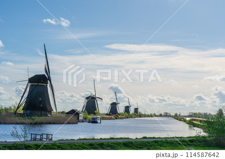 オランダ キンデルダイク= エルスハウトの風車網 世界遺産 オランダ キンデルダイク= エルスハウトの風車網 世界遺産 114587642